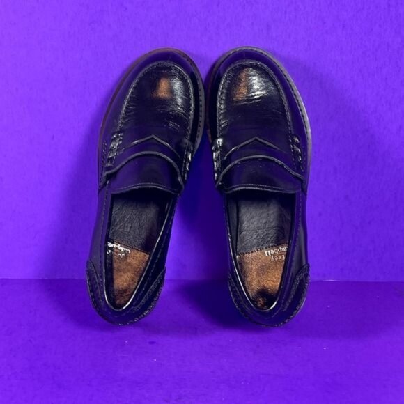 Jeffrey Campbell Women's Black Leather Loafers Shoe‎ Size 6.5 - Picture 6 of 9